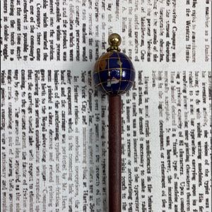 Hairstick Hair Stick Blue Globe